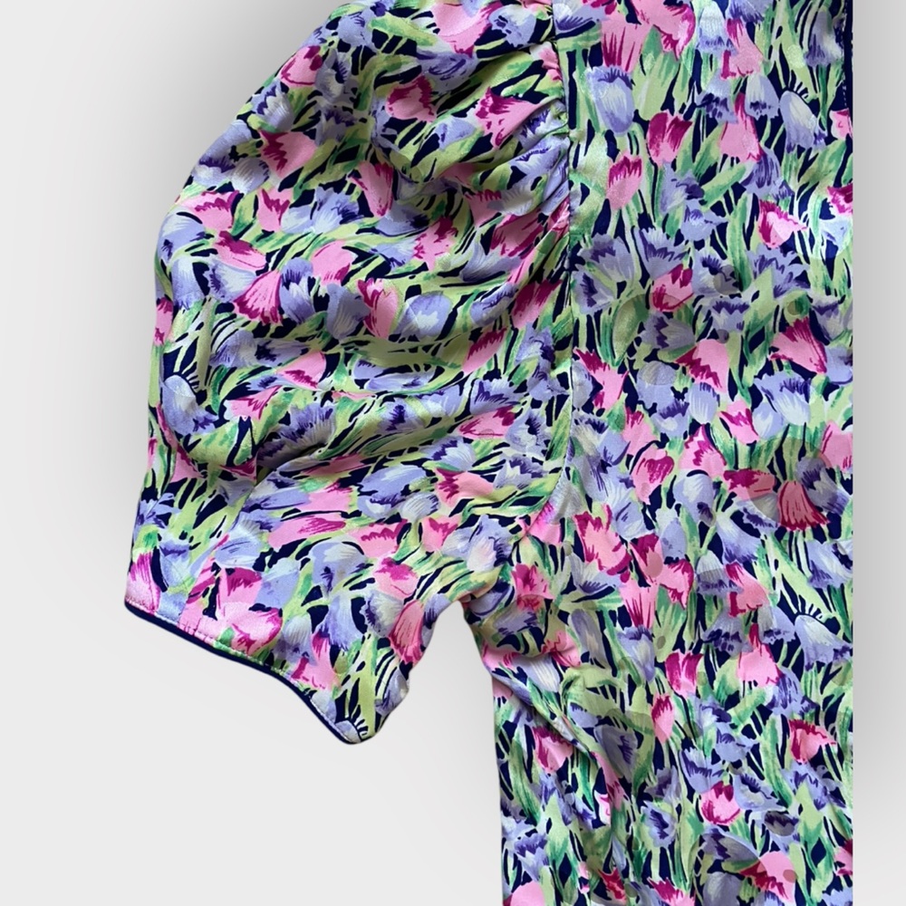 GUC Maggy London by Jeannene Booher Vintage 100% silk Dress | Size 8 - Picture 2 of 6